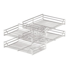 Набір корзин навісних 2+2 дротяних  для кут. шафи MAGIC CORNER  хром. 295x470x88 та 390x470x88мм  (0