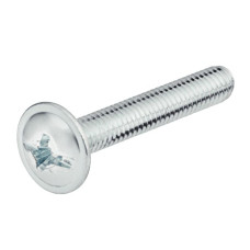 Гвинт М4х26 мм, тарілчаста головка, сталь, оцинков