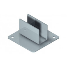 Ніжка для стійки SHOPTEC 60x30 сталь з пластик.покриттям колір бліий товщина 2мм