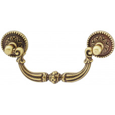 Ручка декоративна 86х17х33 мм,латунь, ст. бронза