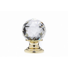 Ручка-кнопка з кристалом SWAROVSKI колір: золото D30мм