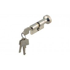 Циліндр з закруткою різне закриття латунний нікельований 40/27 мм