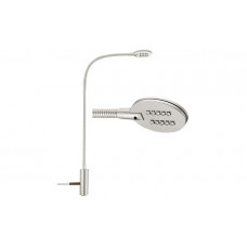 Світильник LED 1025 колір колір білий алюміній 12V/2x1,5 W