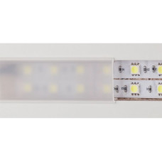 Профіль подвійний для стрічок LED 2013/2015 пластик колір: білий 2400мм