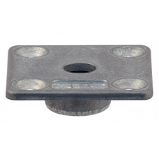 Пластина кріпильна М8 цамак оцинкована 47.5х47.5х13.5мм