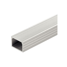 Профіль для стрічок LED 2013/2015/3013/3015 алюміній колір: срібний 13х18х2500мм нижнє кріплення мол