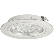 Світильник LED 3001 врізний алюмінієвий колір: срібний 24V/1.7W холодне біле світло D65мм