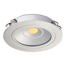 Світильник LED 3010 24V/3.25W алюміній колір: срібний холодне біле світло 4000К