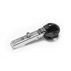 Петля METALLAMAT MINI SL 92° для скла 4-5мм накладна сталь нікельована