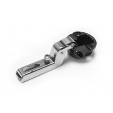 Петля METALLAMAT MINI SL 92° для скла 4-5мм внутрішня сталь нікельована