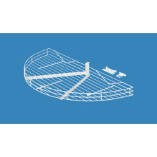 Корзина поворотн.1/2 кола з дроту 425 мм