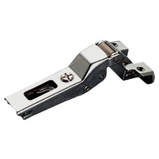 Петля DUOMATIC PUSH 105° для алюмінієвого профілю півнакладна сталь нікельована